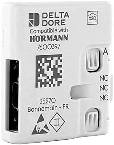 Hörmann DeltaDore Gateway HCP Adapter (zur Steuerung von Garagentor-Antrieben über Tydom Smart Home System, inkl. Anschlussleitung, 51×47,5×16 mm) 4510103, weiß im Sale